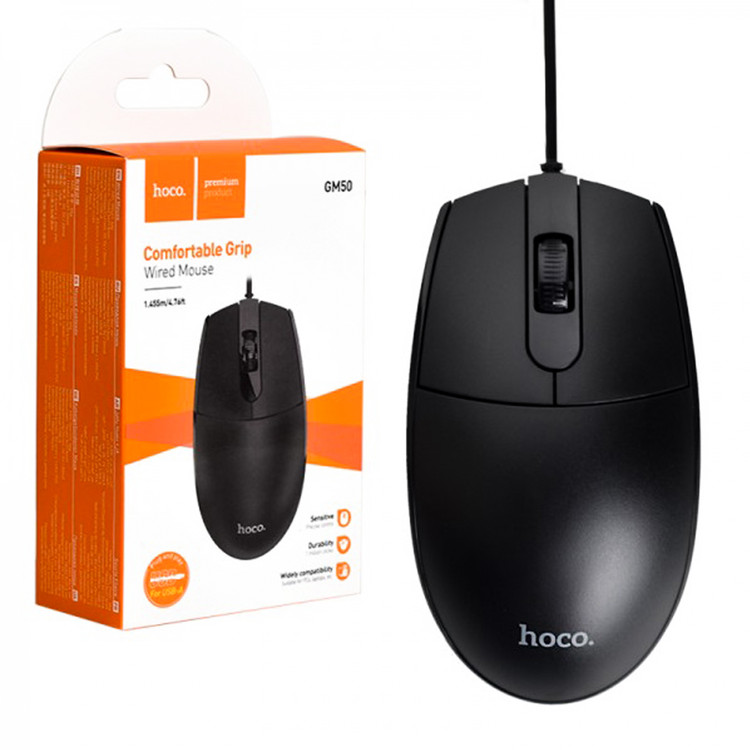 موس سیم دار برند HOCO مدل GM50