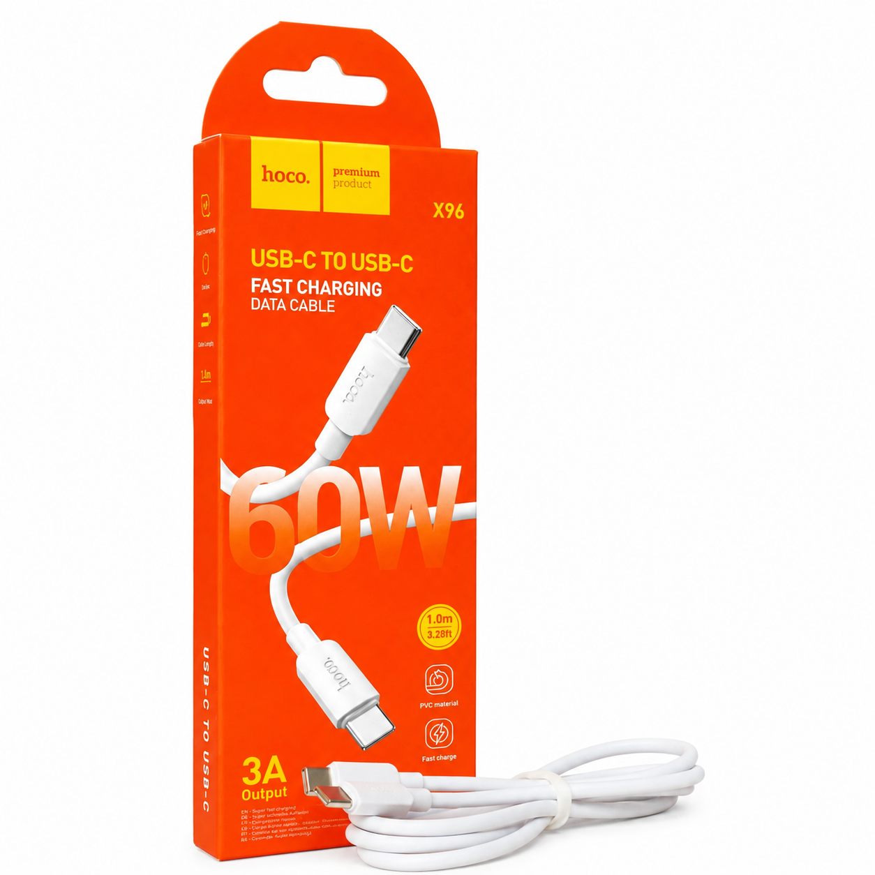 کابل USB-C به USB-C برند HOCO مدل X96