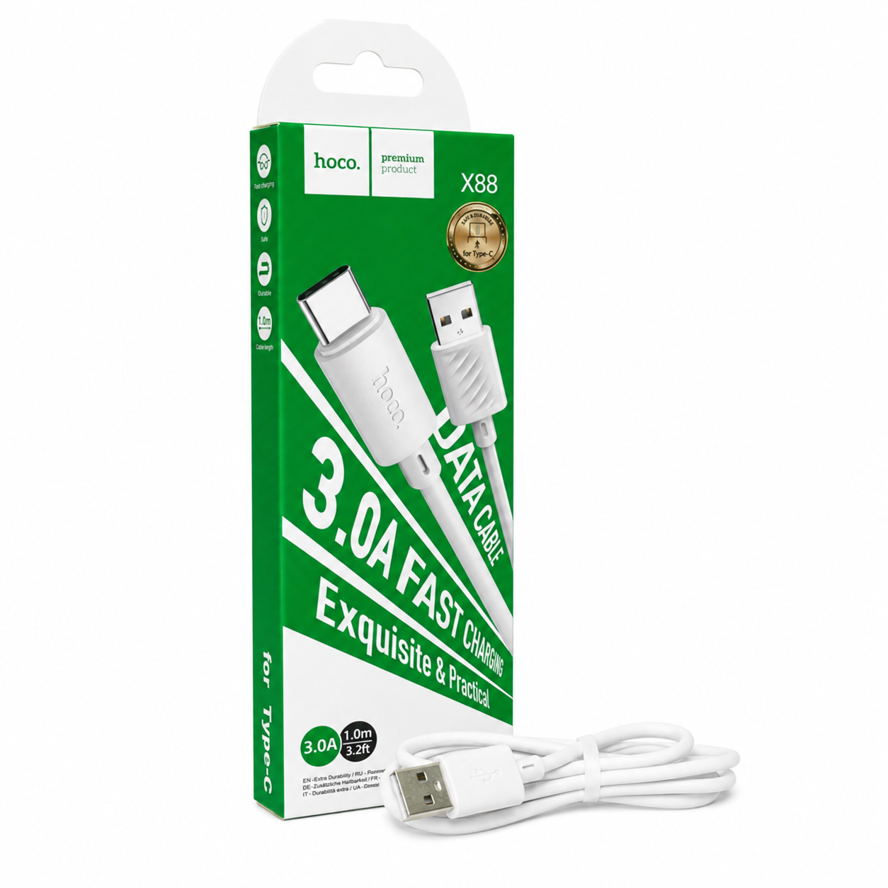 کابل USB-A به Type-C برند HOCO مدل X88