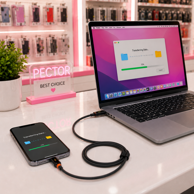 کابل Type-C به Type-C برند LDNIO مدل LS-575
