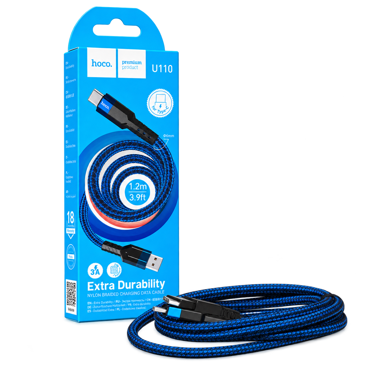 کابل USB-A به Type-C برند HOCO مدل U110